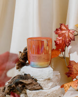 Golden Leaves Candle