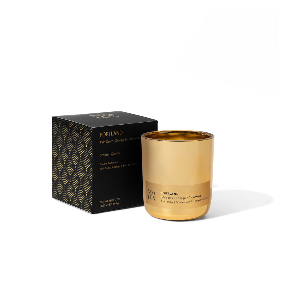 Portland - Orange & Palo Santo Candle (Gold Collection) – Noa Lux