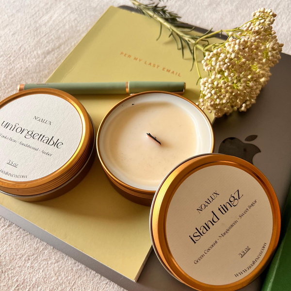In Bloom - Gardenia & Grapefruit Travel Candle