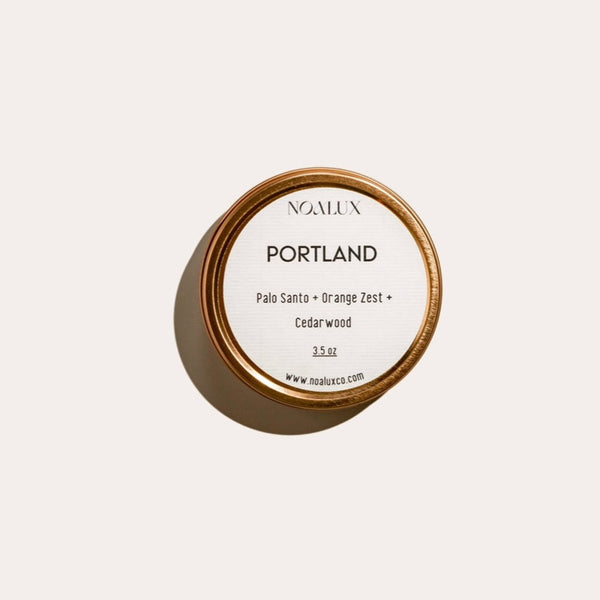 Portland - Orange & Palo Santo Travel Candle