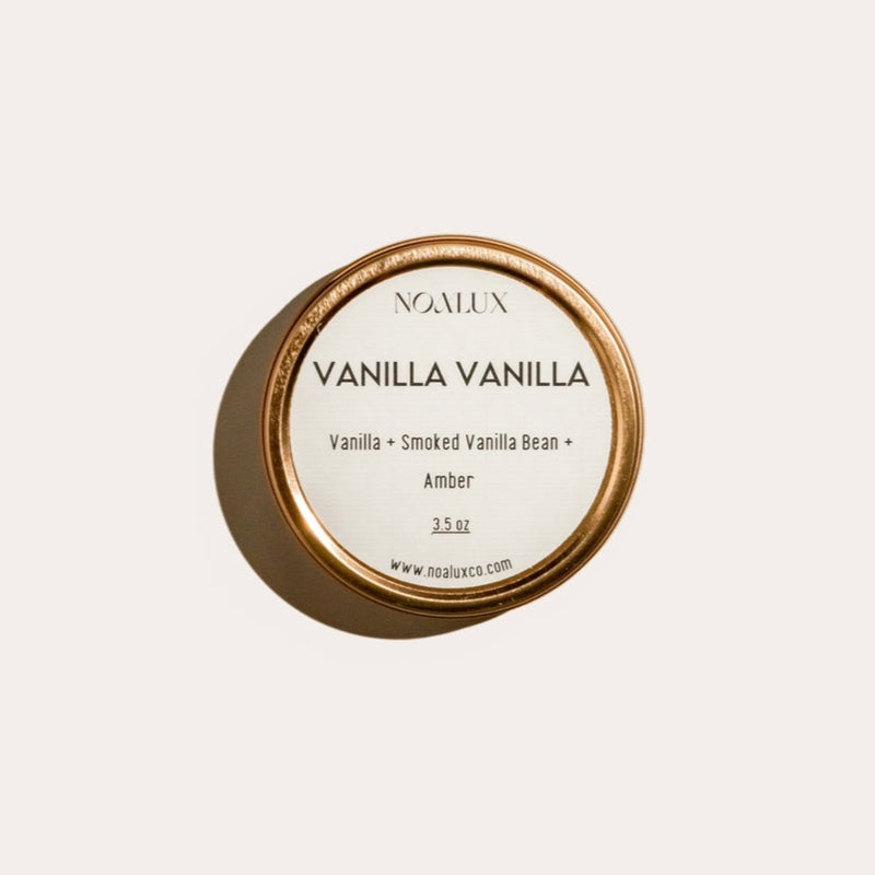 Smoked Vanilla & Amber Travel Candle