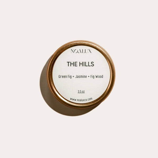 The Hills - Jasmine & Green Fig Travel Candle